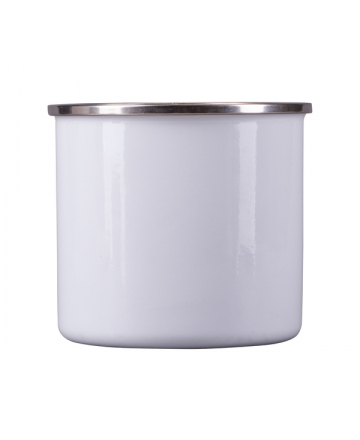 Kubek emaliowany 500 ml, biały